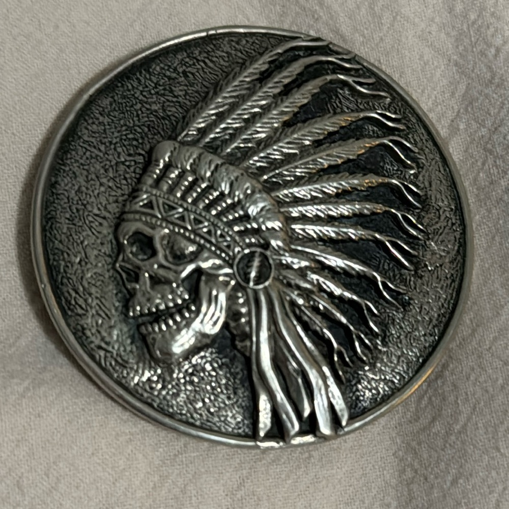 100 mics Grateful Dead Inspired Belt Buckle